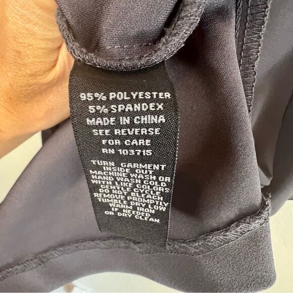 Sharagano dark, gray, bell sleeve dress 🖤EUC 🖤 Size 6 - Picture 4 of 7